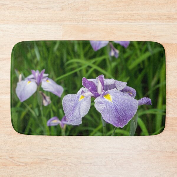 Item preview, Amethyst Colored Japanese Irises in Bloom - A Garden for Van Gogh designed and sold by Georgia Mizuleva.