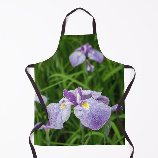 Item preview, Amethyst Colored Japanese Irises in Bloom - A Garden for Van Gogh designed and sold by Georgia Mizuleva.