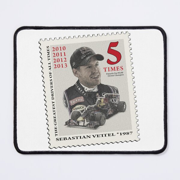 Item preview, Sebastian Vettel Stamp designed and sold by Theodor Decker.