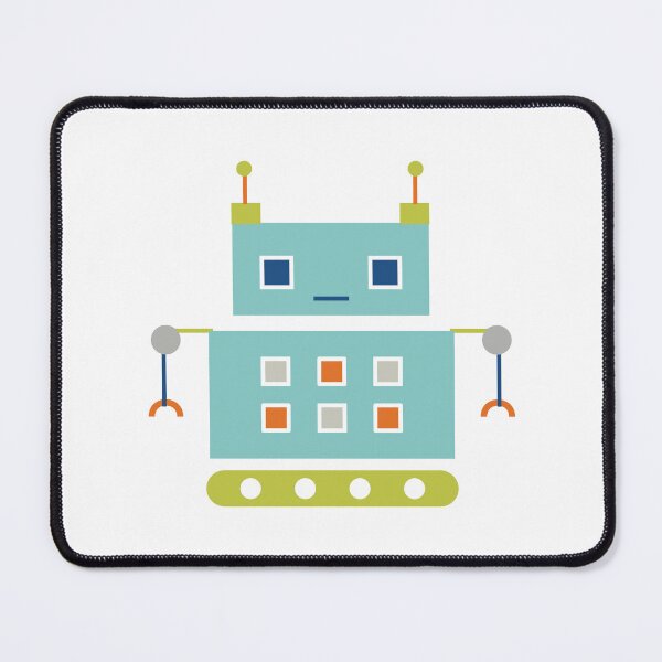 Item preview, Cute Light Blue Robot designed and sold by StudioShine.