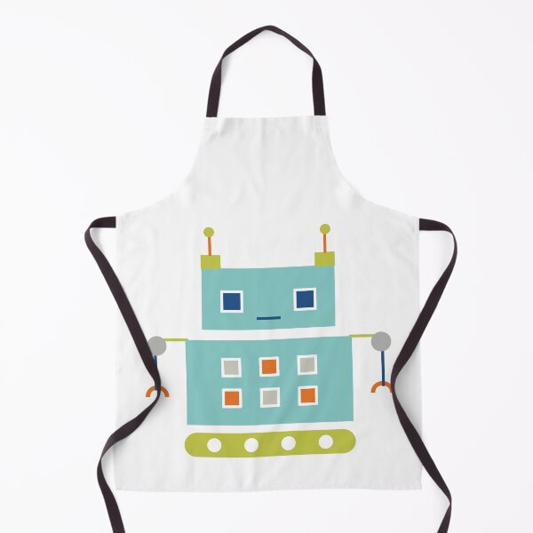 Item preview, Cute Light Blue Robot designed and sold by StudioShine.