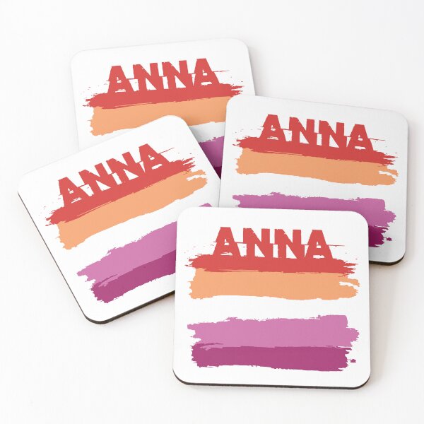 Artikelvorschau, Anna lesbischer Name Rainbow LGBT-Stolz entworfen und verkauft von LoveIsColorful.