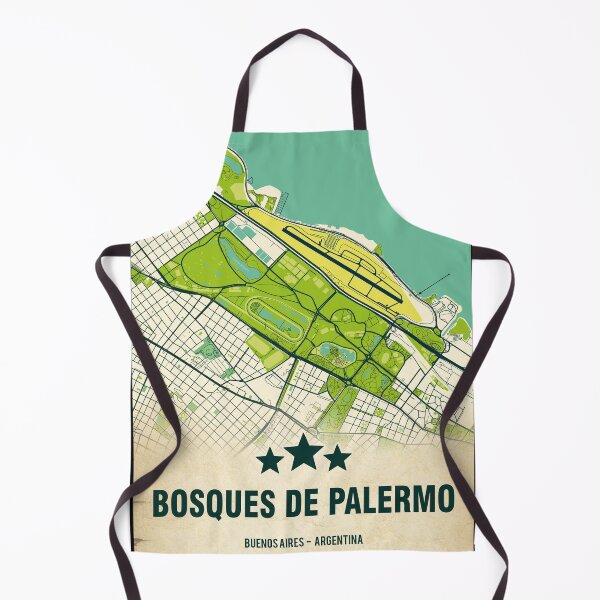 Item preview, Bosques de Palermo map - Buenos Aires Argentina designed and sold by PostersProf1.