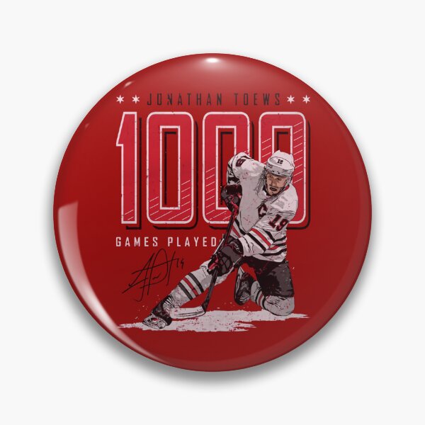 Item preview, Jonathan Toews Chicago 1000th Game designed and sold by parkerbar6O.