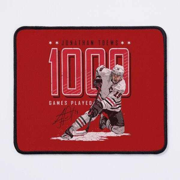 Item preview, Jonathan Toews Chicago 1000th Game designed and sold by parkerbar6O.
