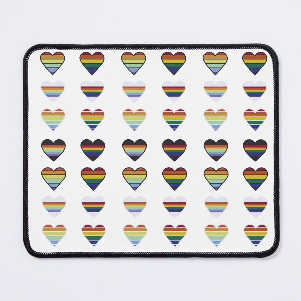 Item preview, Rainbow hearts mix | vibrant and pastel designed and sold by EnjoyHopeArt.