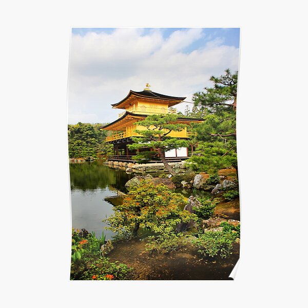 Kinkakuji (Golden Pavillion) Japan Poster