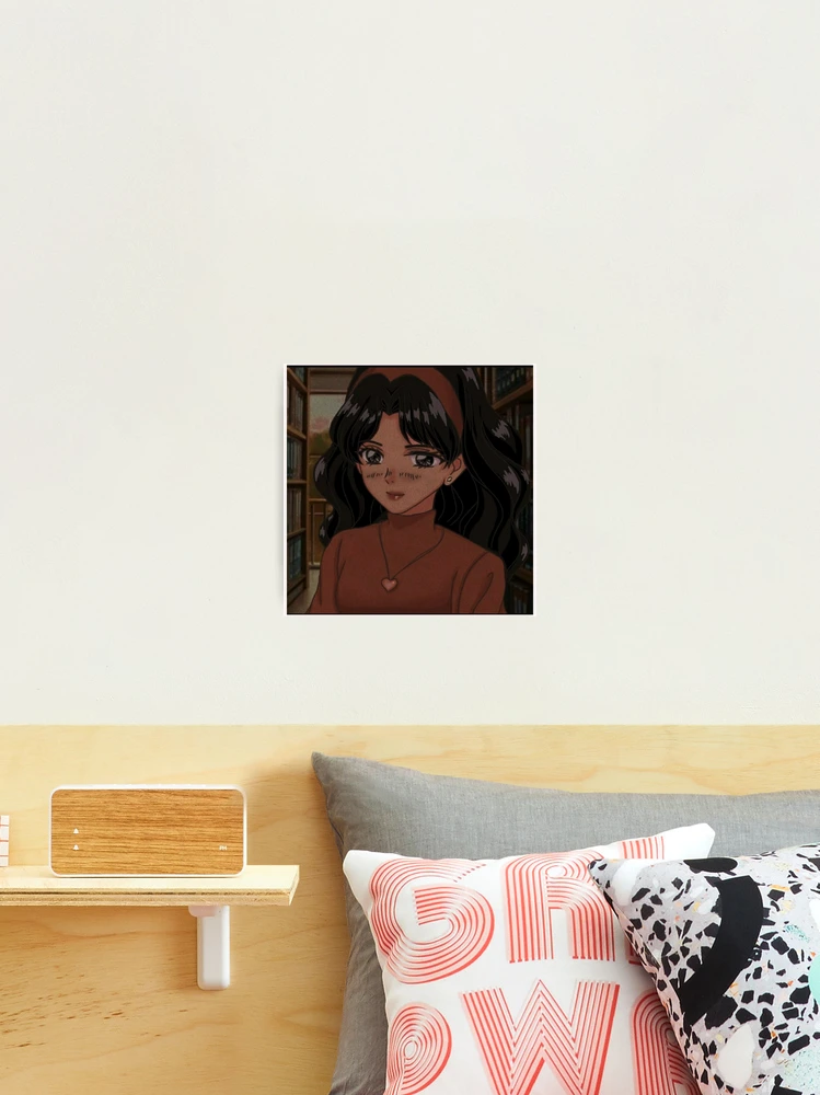 90s style anime girl Photographic Print for Sale by Amy <3