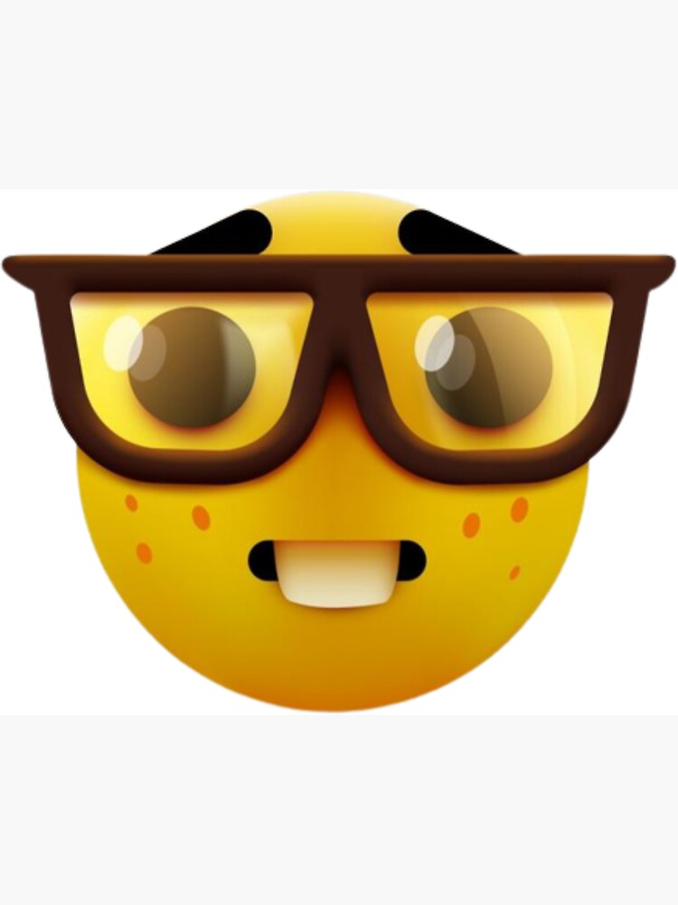 "GOOFY AHH, nerd emoji" Magnet for Sale by Shrewd Mood | Redbubble