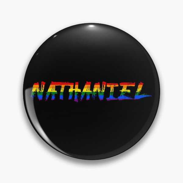 Item preview, Men rainbow name gay Nathaniel designed and sold by LoveIsColorful.