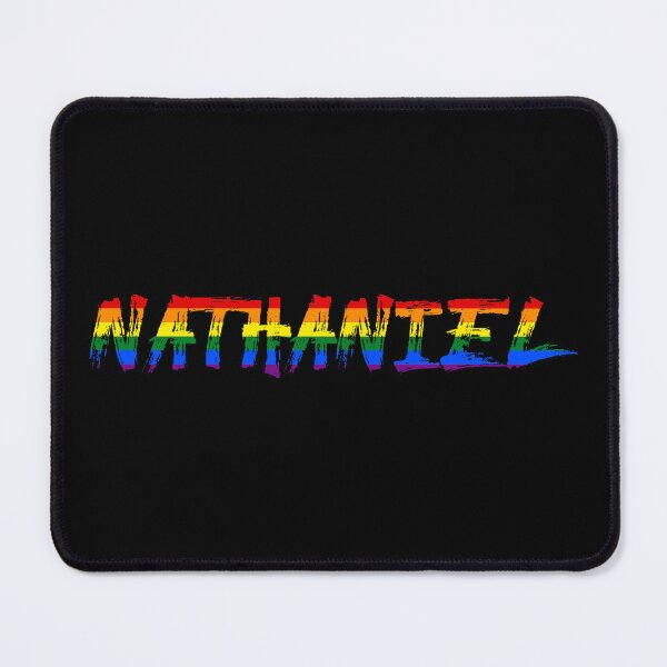 Item preview, Men rainbow name gay Nathaniel designed and sold by LoveIsColorful.