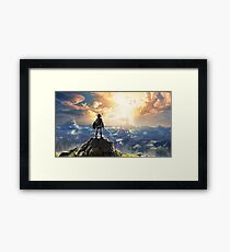 The Legend of Zelda: Breath of the Wild Link Framed Print