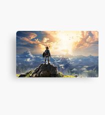 The Legend of Zelda: Breath of the Wild Link Metal Print
