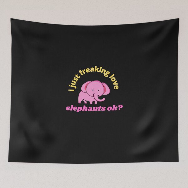 Item preview,   i just freaking love elephants ok designed and sold by yassminishop.