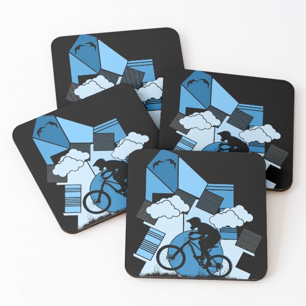 Item preview, Bike Mountains Downhill Nature Landscape Design designed and sold by brunsch-print.