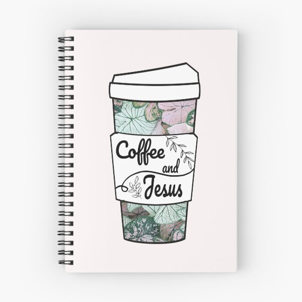 Item preview, Coffee and Jesus Navy Floral Mug  designed and sold by Vavilonskaya.