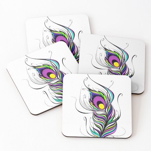 Item preview, Bright colorful feather designed and sold by trendingatees.