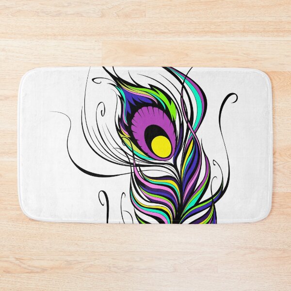 Item preview, Bright colorful feather designed and sold by trendingatees.
