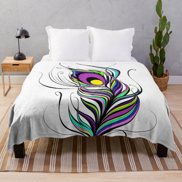 Item preview, Bright colorful feather designed and sold by trendingatees.