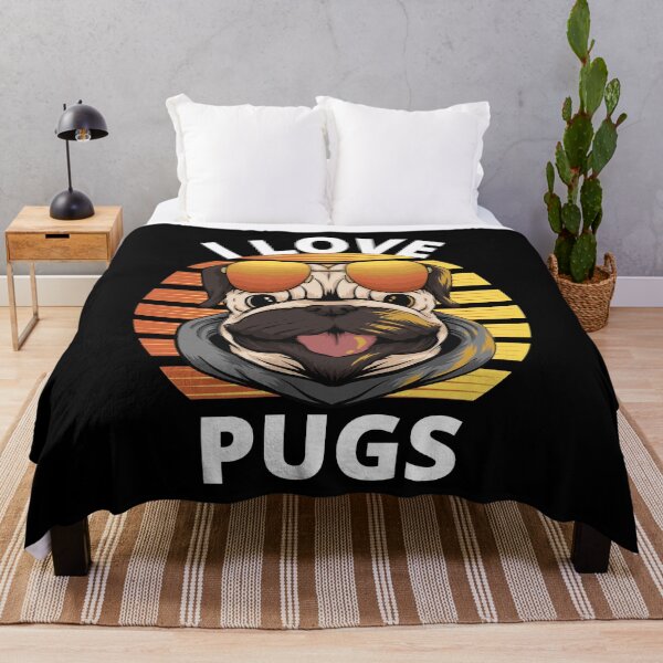 Item preview, I Love Pugs designed and sold by NoSpecialShop.