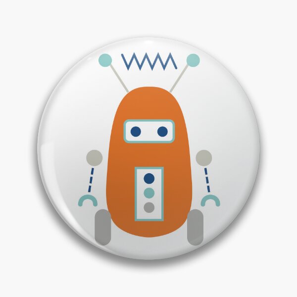 Item preview, Cute Orange Robot designed and sold by StudioShine.
