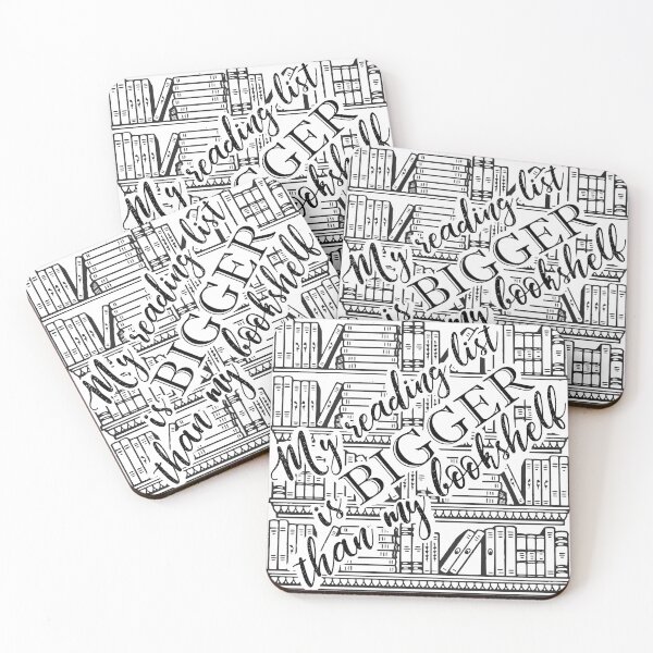 Item preview, My reading list is bigger than my bookshelf designed and sold by Redfoxart21.
