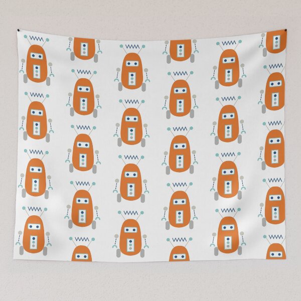 Item preview, Cute Orange Robot designed and sold by StudioShine.
