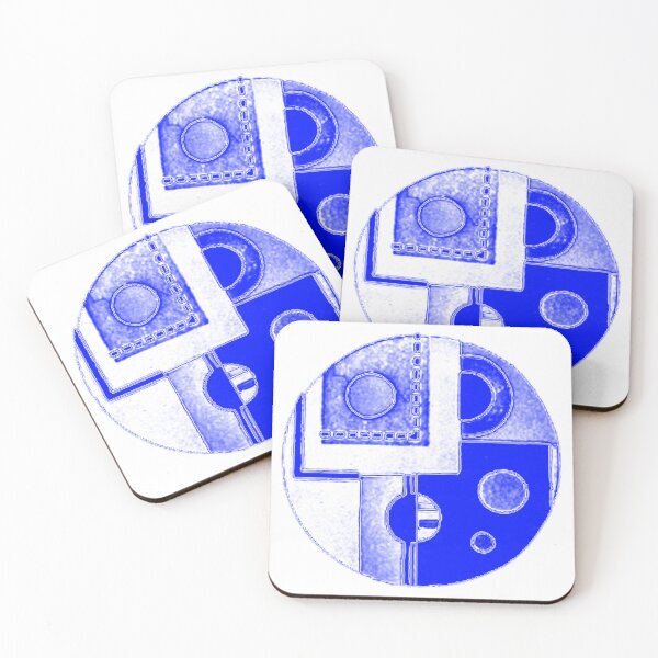Item preview, Art Deco in cobalt blue tones designed and sold by LindaLG.