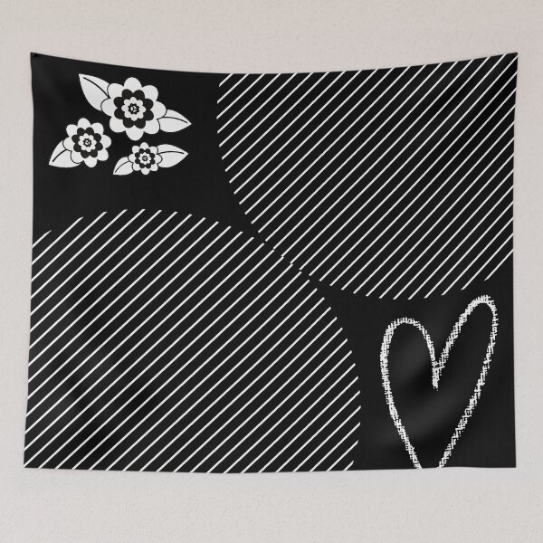 Item preview, black and white vertical striped designed and sold by LuDesign ⭐⭐⭐⭐⭐.