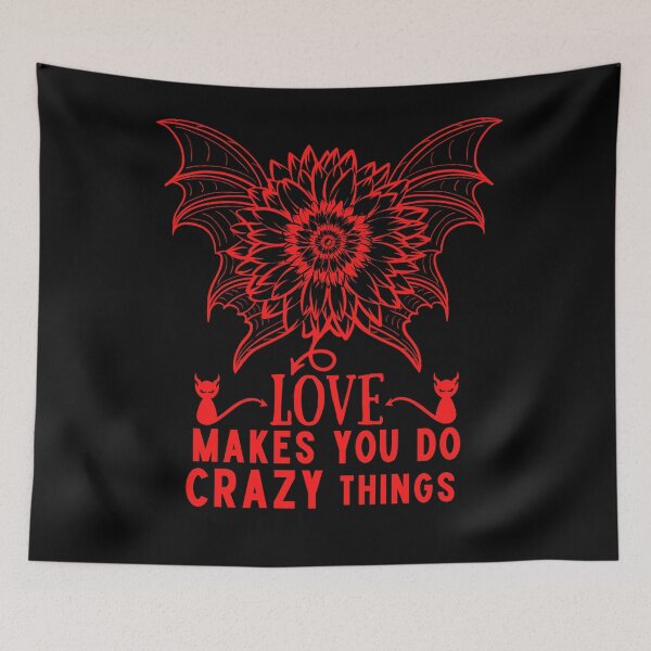 Item preview, love makes you do crazy things Sunflower Vintage designed and sold by Sunrise-Art.