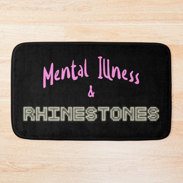 Item preview, Mental Illness and Rhinestones designed and sold by Darkwaters Designs.