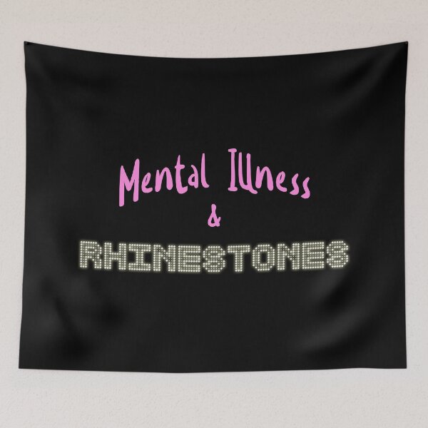 Item preview, Mental Illness and Rhinestones designed and sold by Darkwaters Designs.