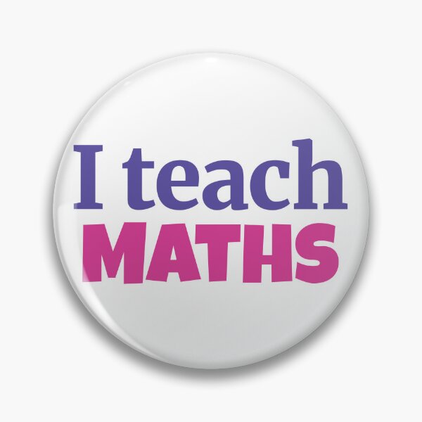 Item preview, I teach maths designed and sold by Think4Prints.