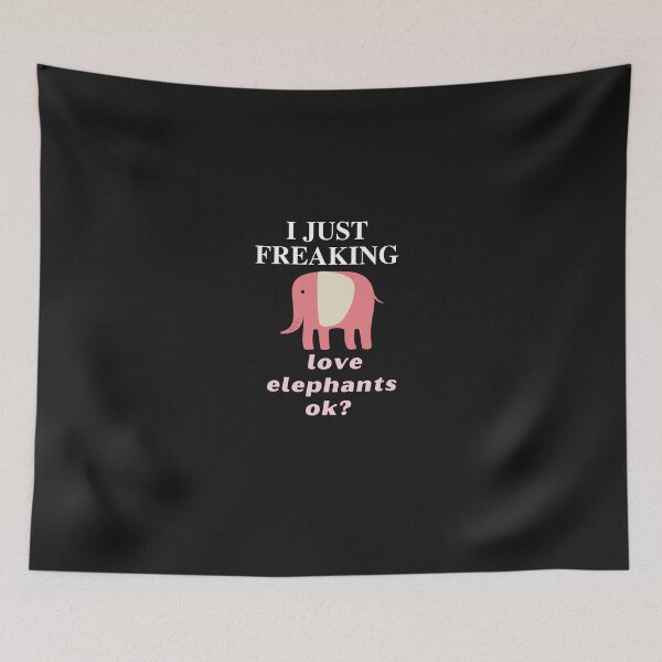 Item preview,   i just freaking love elephants ok designed and sold by yassminishop.
