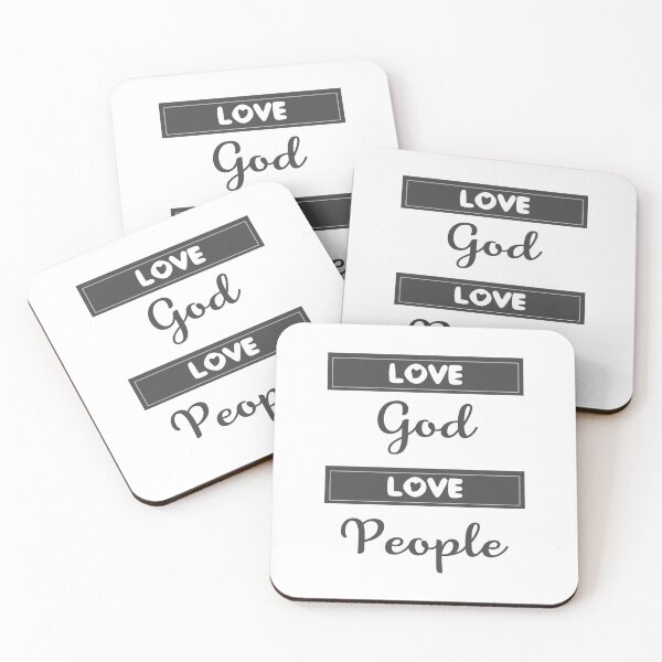 Item preview, Christian Design - Love God, Love People.  Luke 10:27 designed and sold by simplydesignart.
