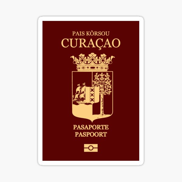 Curacao Passport Sticker By Hakvs Redbubble 9424