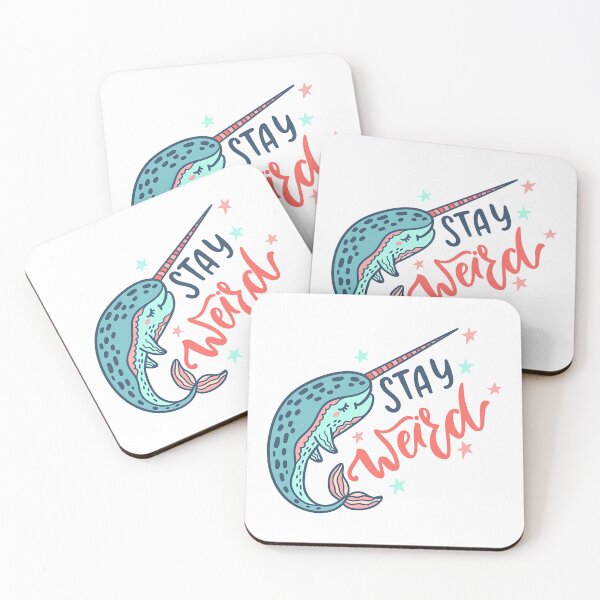 Item preview, Stay Weird, Narwhal With Inspirational Quote, Stay Weird Tattoo, Stay Weird Shirt, designed and sold by graphic-genie.