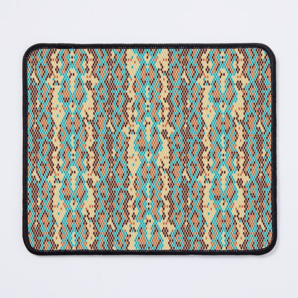 Item preview, Brown / Turquoise / Tan Snake Skin Print designed and sold by JMWCD.