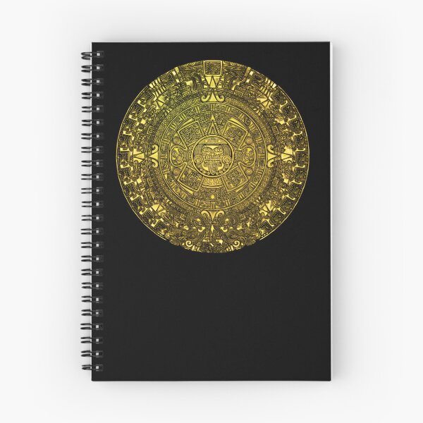 Item preview, Piedra del Sol - Gold Aztec Calendar Sun Stone designed and sold by Aztectees.