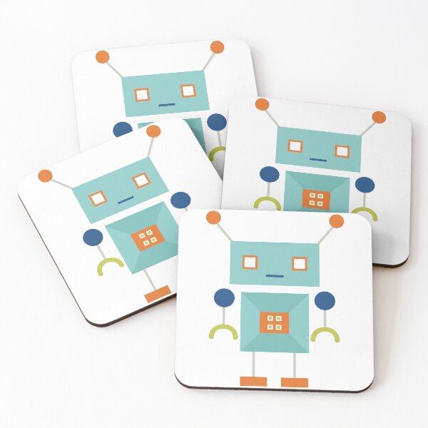 Item preview, Cute Aqua Robot designed and sold by StudioShine.