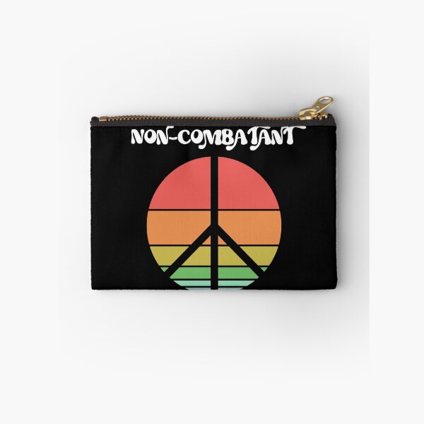 Item preview, Non-combatant Retro Peace Sign - Nonviolence, Nonviolent designed and sold by avataraustin.