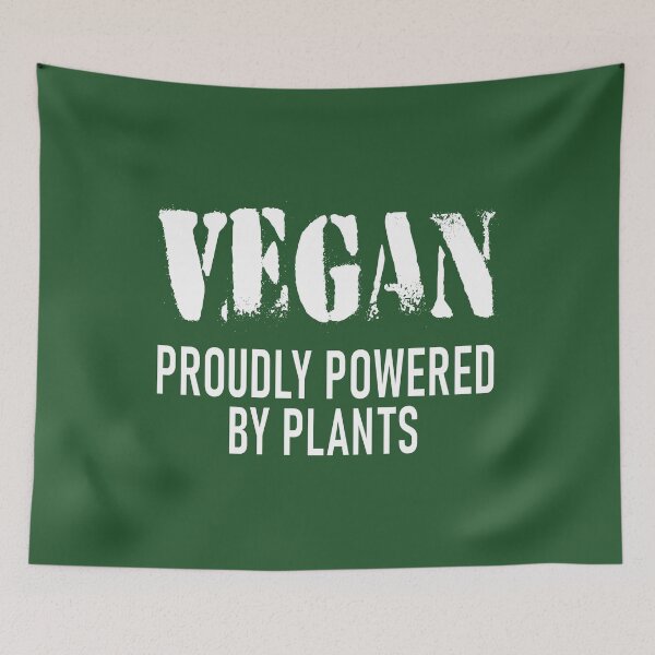 Item preview, Vegan, Proudly powered By Plants designed and sold by SpringPetals.