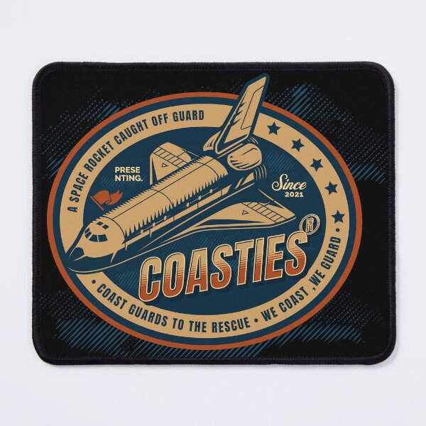 Item preview, A Space rocket coast guard funny uscg design designed and sold by Coasties.