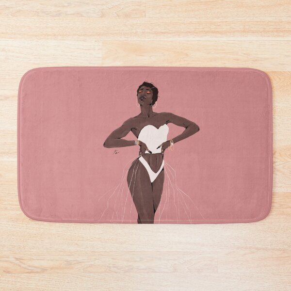 Item preview, Black girl posing in bokeh designed and sold by Rickard Bengtsson.