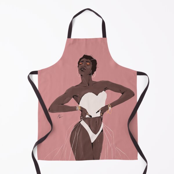 Item preview, Black girl posing in bokeh designed and sold by Rickard Bengtsson.