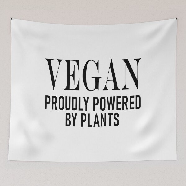 Item preview, Vegan, Proudly Powered By Plants designed and sold by SpringPetals.