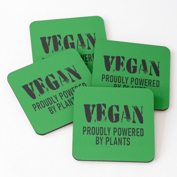 Item preview, Vegan, Proudly Powered By Plants designed and sold by SpringPetals.