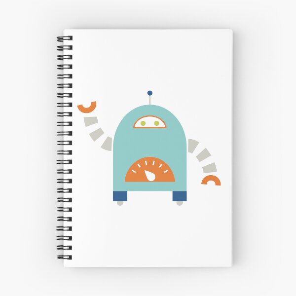 Item preview, Cute Light Blue Robot designed and sold by StudioShine.