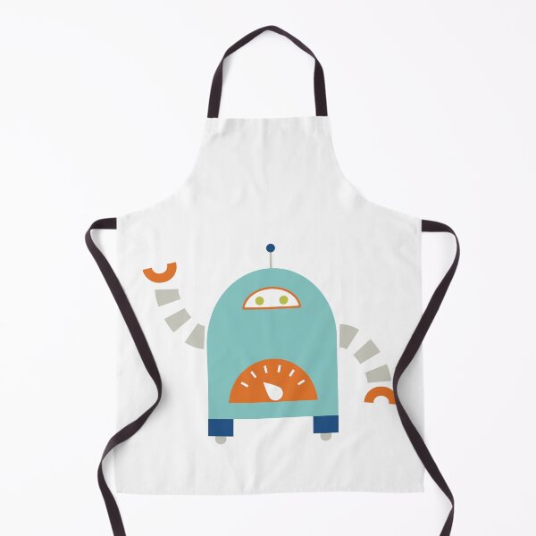 Item preview, Cute Light Blue Robot designed and sold by StudioShine.