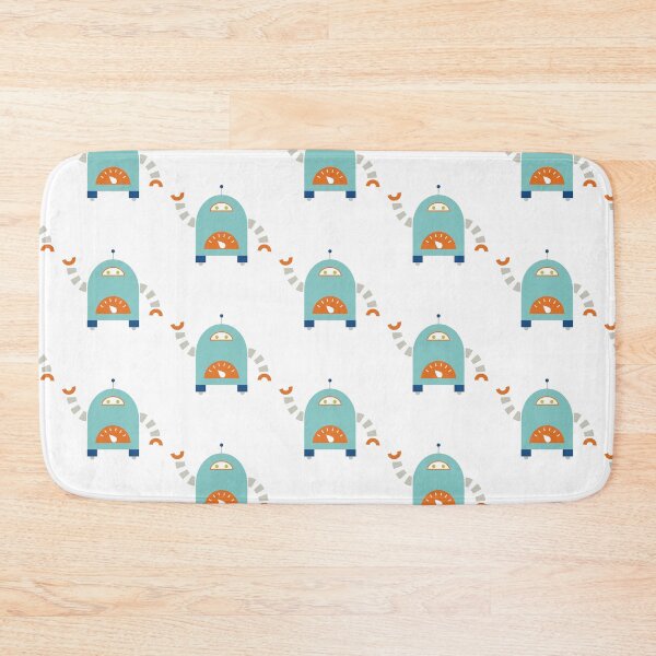 Item preview, Cute Light Blue Robot designed and sold by StudioShine.